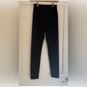 Girls Tuff Athletics Fleece Lined Leggings Cotton Blend Black Size 13/14